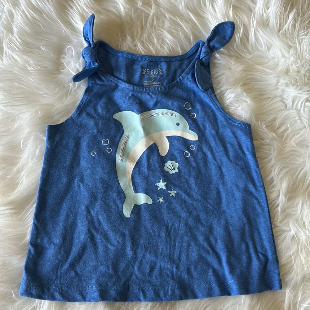 Blue Dolphin Tank Top